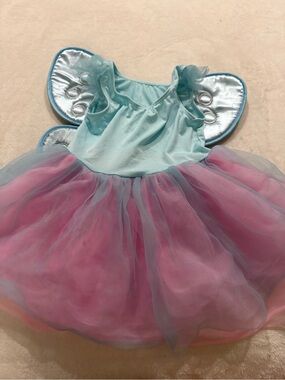 🦋 Little Girls 2 Piece Butterfly Dress Size Medium